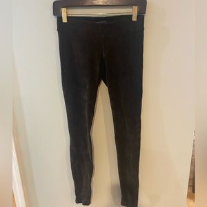 VINCE women's Dark gray Ribbed leggings Size small